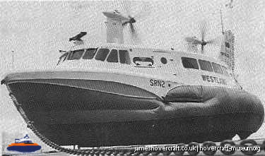 SRN2 with Westland -  (credit: The <a href='http://www.hovercraft-museum.org/' target='_blank'>Hovercraft Museum Trust</a>).